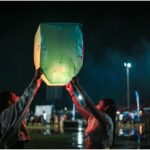 balloons, darling, night, clouds, festival, nature, people, love