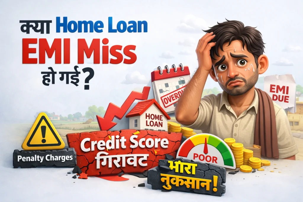 क्या Home Loan EMI Miss हो गई