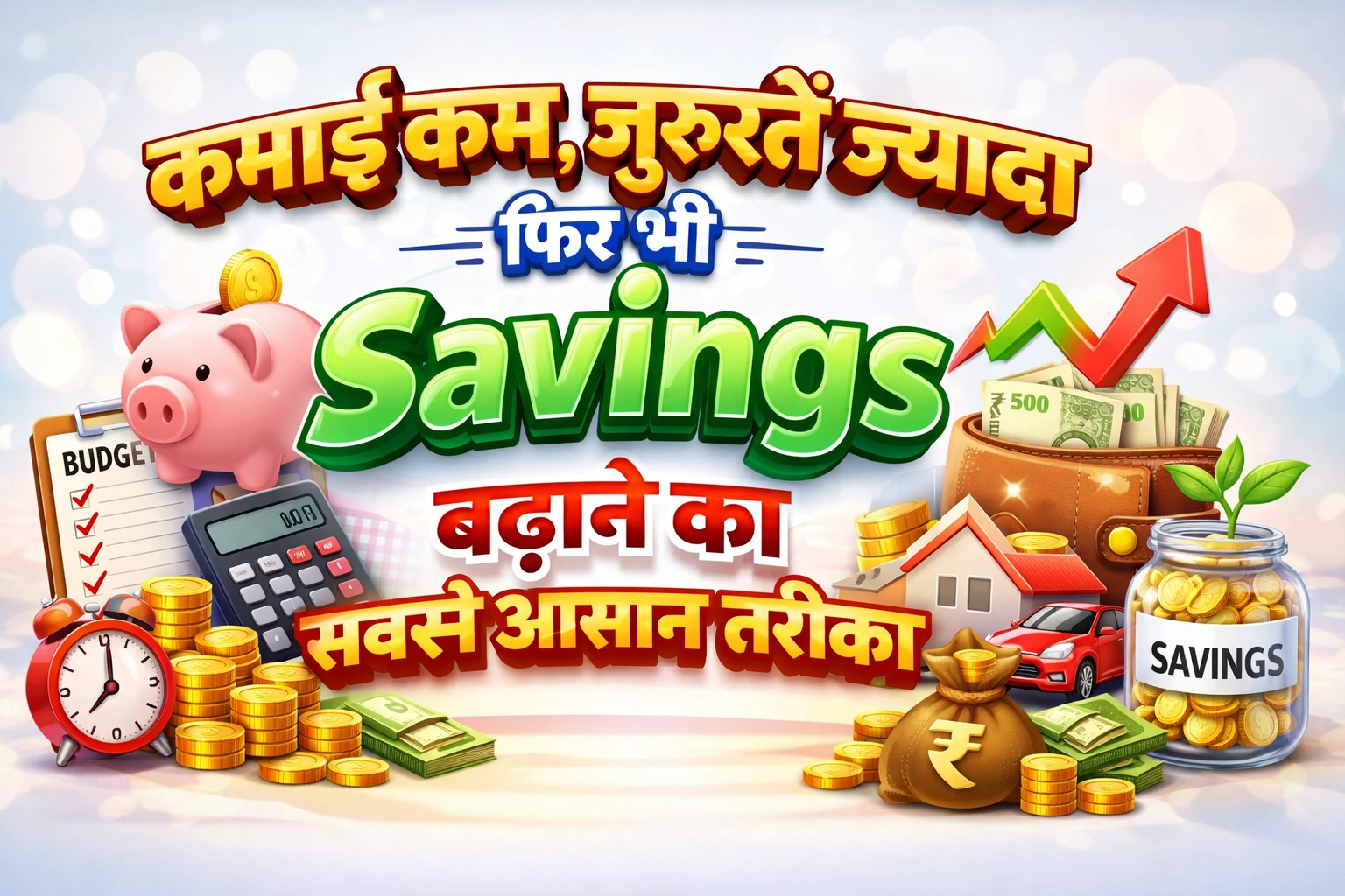 कमाई कम ज़रूरतें ज़्यादा- फिर भी Savings बढ़ाने का सबसे आसान तरीका