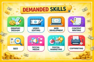 Fiverr पर सबसे ज्यादा demanded skills